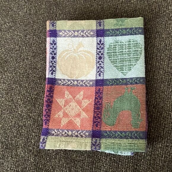 Autumnal Farmhouse Set of 4 Dinner Square Cloth Napkins- 16” by 16” - Picture 3 of 16